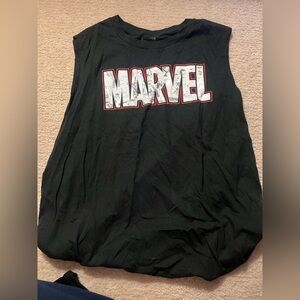 Marvel Black Muscle Tee